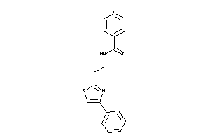 N-[2-(4-phenylthiazol-2-yl)ethyl]isonicotinamide