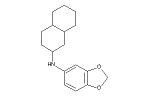 Image of 1,3-benzodioxol-5-yl(decalin-2-yl)amine