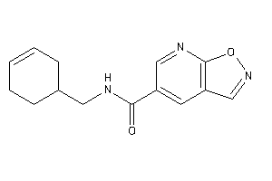 N-(cyclohex-3-en-1-ylmethyl)isoxazolo[5,4-b]pyridine-5-carboxamide