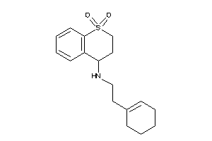 Image of 2-cyclohexen-1-ylethyl-(1,1-diketo-3,4-dihydro-2H-thiochromen-4-yl)amine