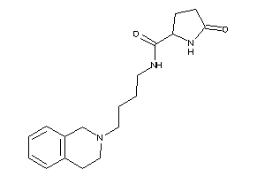 Image of N-[4-(3,4-dihydro-1H-isoquinolin-2-yl)butyl]-5-keto-pyrrolidine-2-carboxamide