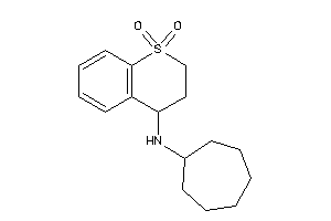 Image of Cycloheptyl-(1,1-diketo-3,4-dihydro-2H-thiochromen-4-yl)amine