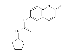 Image of 1-cyclopentyl-3-(2-ketochromen-6-yl)urea