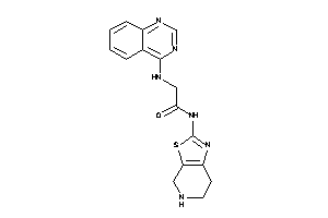 2-(quinazolin-4-ylamino)-N-(4,5,6,7-tetrahydrothiazolo[5,4-c]pyridin-2-yl)acetamide
