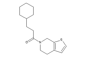 3-cyclohexyl-1-(5,7-dihydro-4H-thieno[2,3-c]pyridin-6-yl)propan-1-one