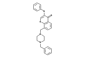 Image of 8-[(4-benzylpiperazino)methyl]-3-phenoxy-chromone