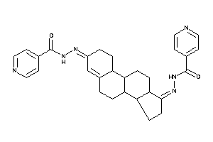 N-[[3-(isonicotinoylhydrazono)-2,6,7,8,9,10,11,12,13,14,15,16-dodecahydro-1H-cyclopenta[a]phenanthren-17-ylidene]amino]isonicotinamide