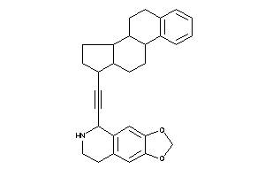 5-[2-(7,8,9,11,12,13,14,15,16,17-decahydro-6H-cyclopenta[a]phenanthren-17-yl)ethynyl]-5,6,7,8-tetrahydro-[1,3]dioxolo[4,5-g]isoquinoline