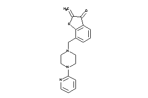 Image of 2-methylene-7-[[4-(2-pyridyl)piperazino]methyl]coumaran-3-one