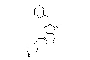 Image of 7-(piperazinomethyl)-2-(3-pyridylmethylene)coumaran-3-one