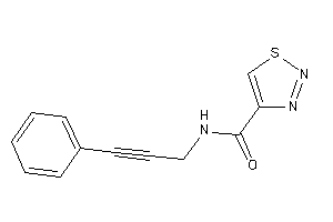 N-(3-phenylprop-2-ynyl)thiadiazole-4-carboxamide