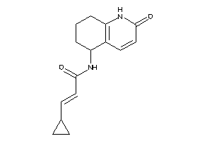 3-cyclopropyl-N-(2-keto-5,6,7,8-tetrahydro-1H-quinolin-5-yl)acrylamide
