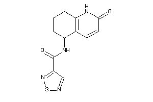 N-(2-keto-5,6,7,8-tetrahydro-1H-quinolin-5-yl)-1,2,5-thiadiazole-3-carboxamide