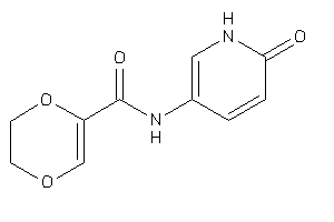 N-(6-keto-1H-pyridin-3-yl)-2,3-dihydro-1,4-dioxine-5-carboxamide
