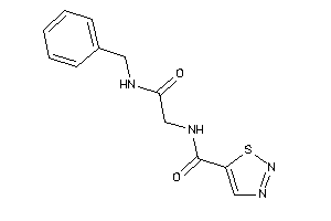 Image of N-[2-(benzylamino)-2-keto-ethyl]thiadiazole-5-carboxamide