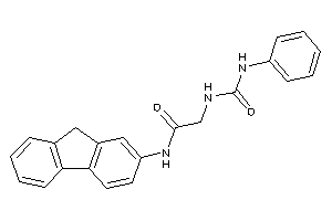 Image of N-(9H-fluoren-2-yl)-2-(phenylcarbamoylamino)acetamide