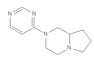 2-(4-pyrimidyl)-3,4,6,7,8,8a-hexahydro-1H-pyrrolo[1,2-a]pyrazine