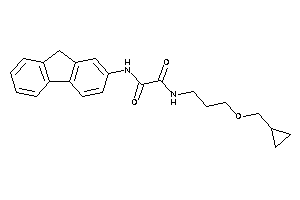 N-[3-(cyclopropylmethoxy)propyl]-N'-(9H-fluoren-2-yl)oxamide