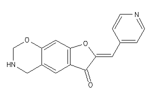 7-(4-pyridylmethylene)-3,4-dihydro-2H-furo[3,2-g][1,3]benzoxazin-6-one
