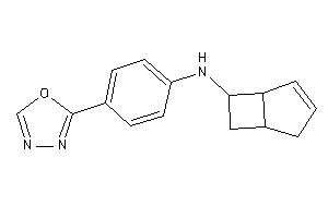 Image of 7-bicyclo[3.2.0]hept-2-enyl-[4-(1,3,4-oxadiazol-2-yl)phenyl]amine