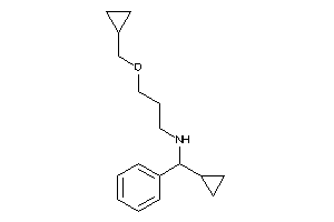 Image of 3-(cyclopropylmethoxy)propyl-[cyclopropyl(phenyl)methyl]amine