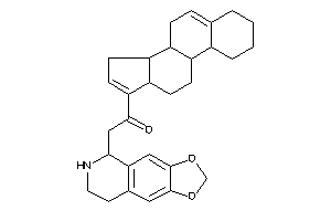 1-(2,3,4,7,8,9,10,11,12,13,14,15-dodecahydro-1H-cyclopenta[a]phenanthren-17-yl)-2-(5,6,7,8-tetrahydro-[1,3]dioxolo[4,5-g]isoquinolin-5-yl)ethanone