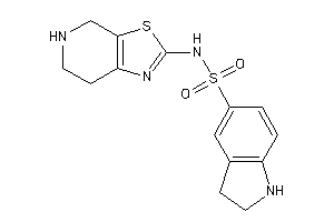 N-(4,5,6,7-tetrahydrothiazolo[5,4-c]pyridin-2-yl)indoline-5-sulfonamide