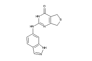 2-(1H-indazol-6-ylamino)-5,7-dihydro-3H-thieno[3,4-d]pyrimidin-4-one