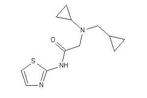 Image of 2-[cyclopropyl(cyclopropylmethyl)amino]-N-thiazol-2-yl-acetamide