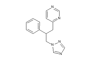 4-[2-phenyl-3-(1,2,4-triazol-1-yl)propyl]pyrimidine