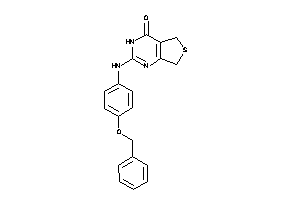 2-(4-benzoxyanilino)-5,7-dihydro-3H-thieno[3,4-d]pyrimidin-4-one