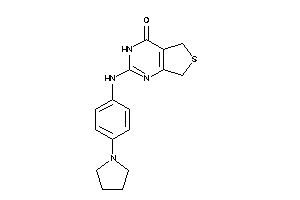 Image of 2-(4-pyrrolidinoanilino)-5,7-dihydro-3H-thieno[3,4-d]pyrimidin-4-one