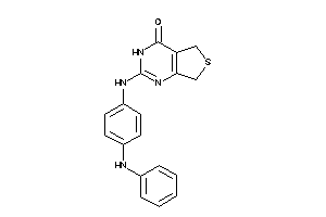 2-(4-anilinoanilino)-5,7-dihydro-3H-thieno[3,4-d]pyrimidin-4-one