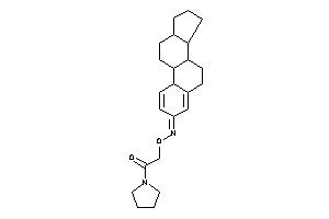 Image of 2-(6,7,8,9,10,11,12,13,14,15,16,17-dodecahydrocyclopenta[a]phenanthren-3-ylideneamino)oxy-1-pyrrolidino-ethanone
