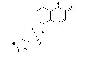 N-(2-keto-5,6,7,8-tetrahydro-1H-quinolin-5-yl)-1H-pyrazole-4-sulfonamide