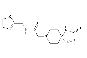 Image of N-(2-furfuryl)-2-(3-keto-2,4,8-triazaspiro[4.5]dec-1-en-8-yl)acetamide