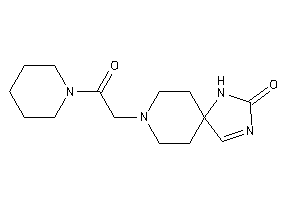 Image of 8-(2-keto-2-piperidino-ethyl)-2,4,8-triazaspiro[4.5]dec-1-en-3-one