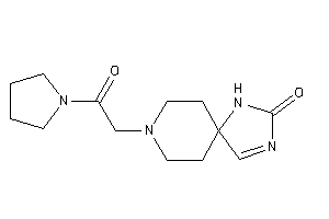 Image of 8-(2-keto-2-pyrrolidino-ethyl)-2,4,8-triazaspiro[4.5]dec-1-en-3-one
