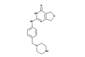 2-[4-(piperazinomethyl)anilino]-5,7-dihydro-3H-thieno[3,4-d]pyrimidin-4-one