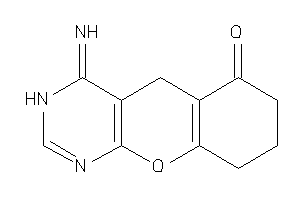 Image of 4-imino-5,7,8,9-tetrahydro-3H-chromeno[2,3-d]pyrimidin-6-one