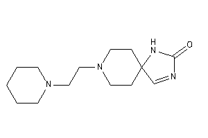 8-(2-piperidinoethyl)-1,3,8-triazaspiro[4.5]dec-3-en-2-one