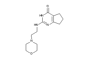 Image of 2-(2-morpholinoethylamino)-3,5,6,7-tetrahydrocyclopenta[d]pyrimidin-4-one