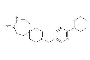 Image of 3-[(2-cyclohexylpyrimidin-5-yl)methyl]-3,10-diazaspiro[5.6]dodecan-9-one