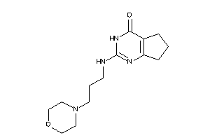Image of 2-(3-morpholinopropylamino)-3,5,6,7-tetrahydrocyclopenta[d]pyrimidin-4-one