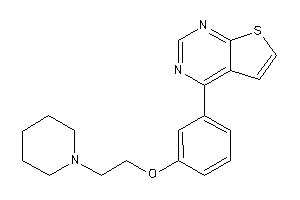 4-[3-(2-piperidinoethoxy)phenyl]thieno[2,3-d]pyrimidine