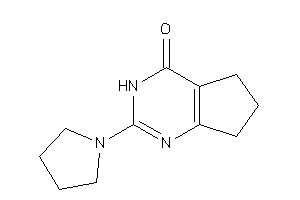 2-pyrrolidino-3,5,6,7-tetrahydrocyclopenta[d]pyrimidin-4-one