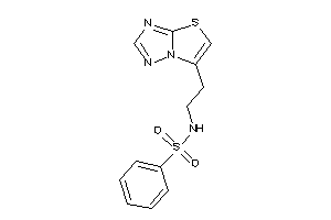 N-(2-thiazolo[2,3-e][1,2,4]triazol-6-ylethyl)benzenesulfonamide