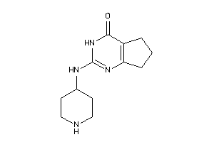 Image of 2-(4-piperidylamino)-3,5,6,7-tetrahydrocyclopenta[d]pyrimidin-4-one