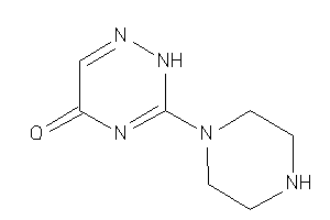 Image of 3-piperazino-2H-1,2,4-triazin-5-one