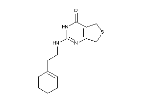 Image of 2-(2-cyclohexen-1-ylethylamino)-5,7-dihydro-3H-thieno[3,4-d]pyrimidin-4-one
